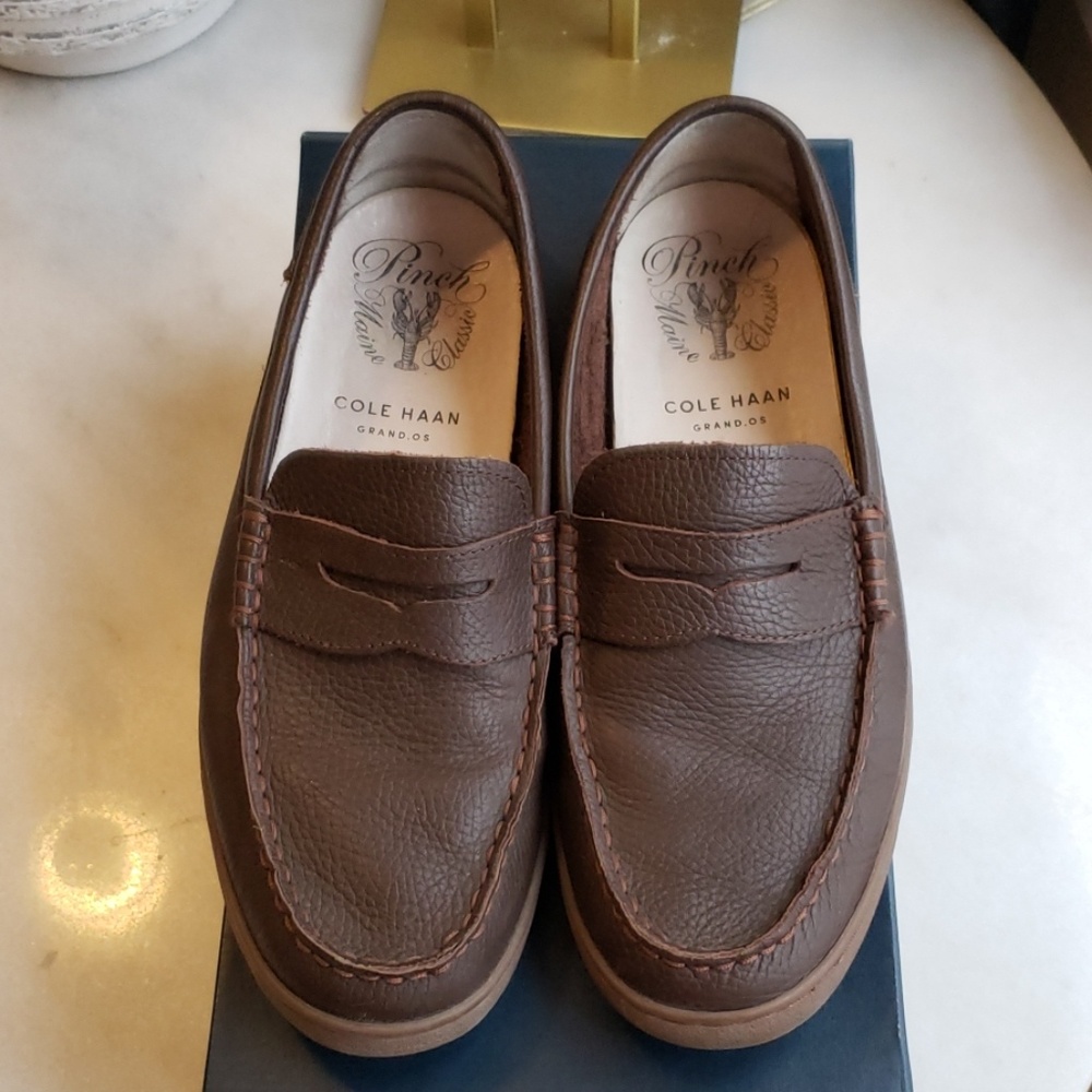 Cole Haan Classic Men's Brown Leather Loafers 9.5